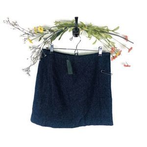 5 for $30 Urban Outfitters NWT Wrap Skirt Navy Blue Size 7